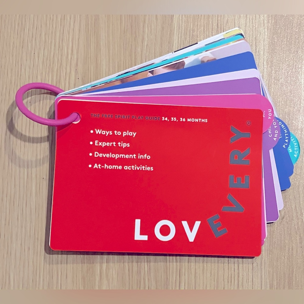 LOVEVERY The Free Spirit Play Guide 34, 35, 36 Months